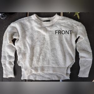 Mango Women's Knit Wool Blend Cropped Sweater Size XS